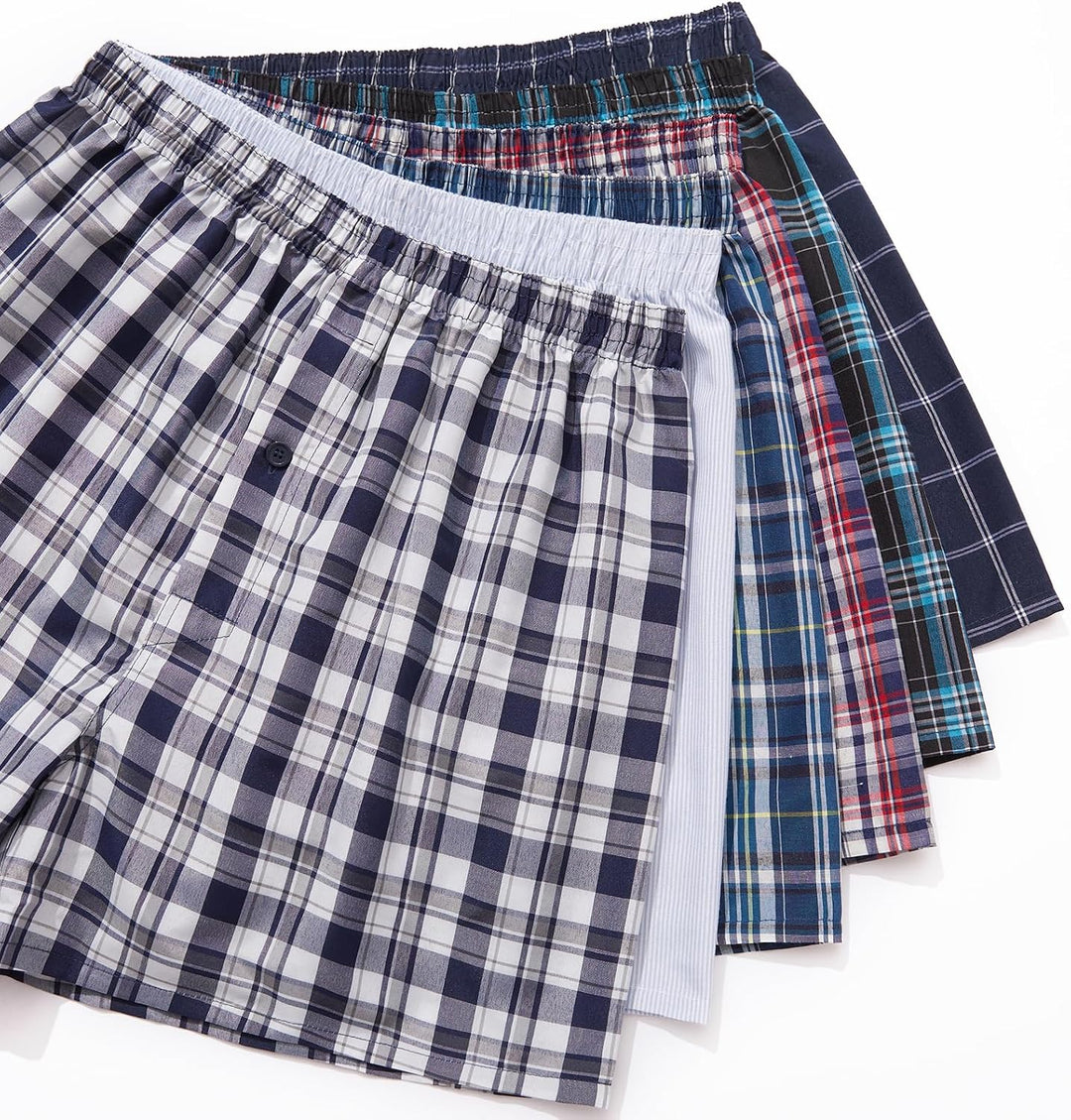 JupiterSecret Herren Boxershorts Baumwolle Unterhosen Männer 6er und 10er Pack Grosse Amerikanische