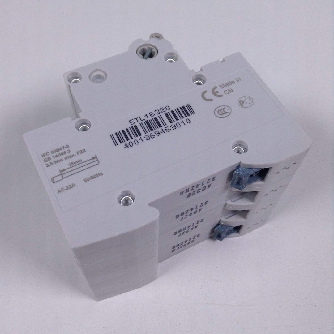 Siemens SENTRON Schalter 70 mm 400 V 4 Module 35 mm2 3-polig + neutral 32 A