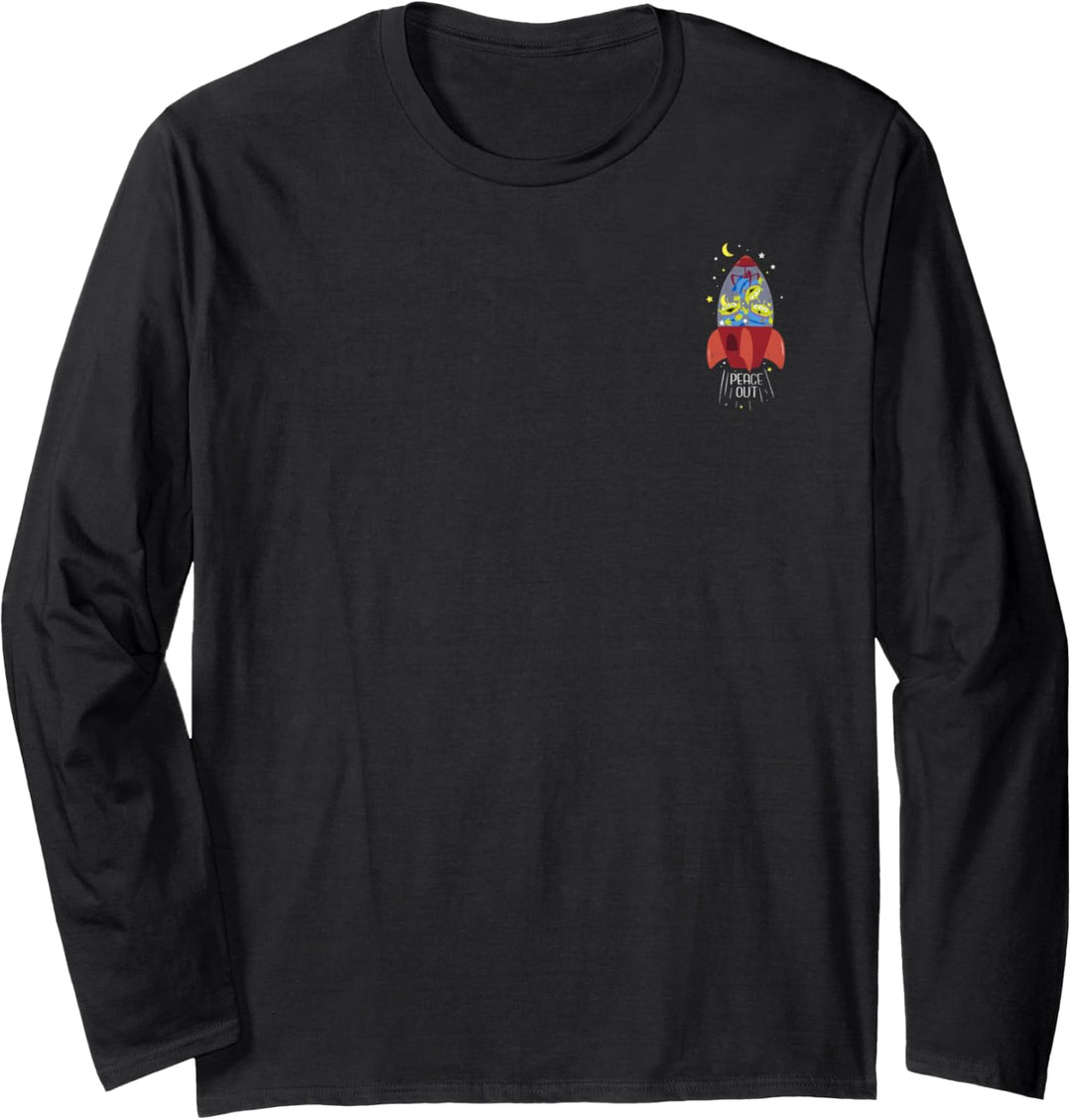 Disney Pixar Toy Story Aliens Claw Machine Pocket Langarmshirt