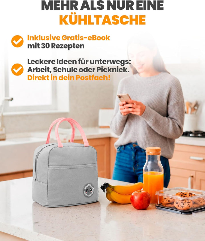 unycos - Kühltasche für Lunch Multifunktionale 7L Aluminiumbeschichtete Thermotasche, Wasserabweisen