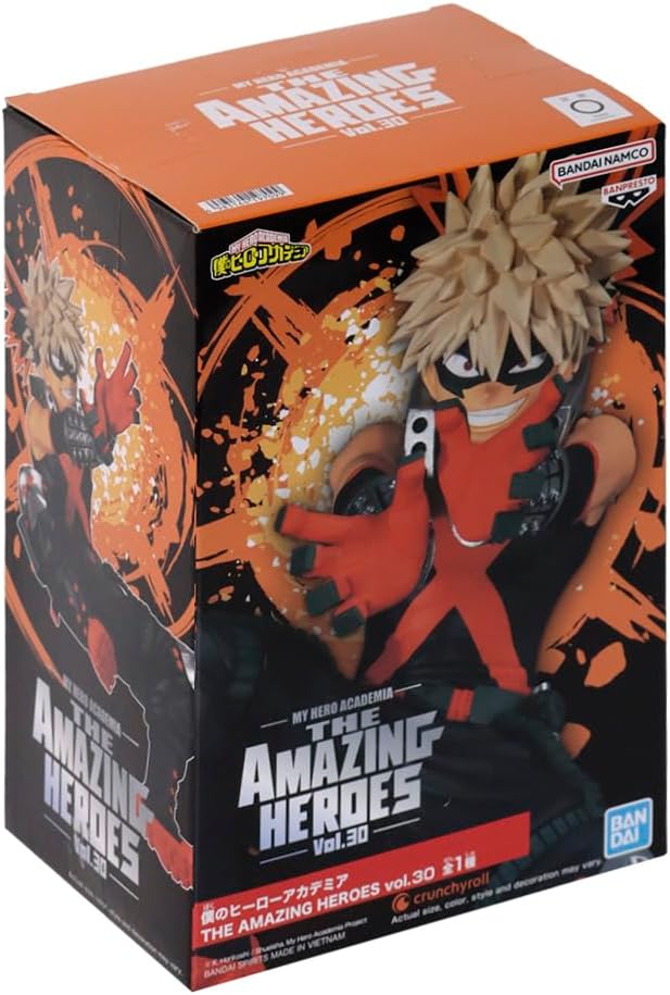 BANPRESTO My Hero Academia - Katsuki Bakugo - Figurine The Amazing Heroes 12cm