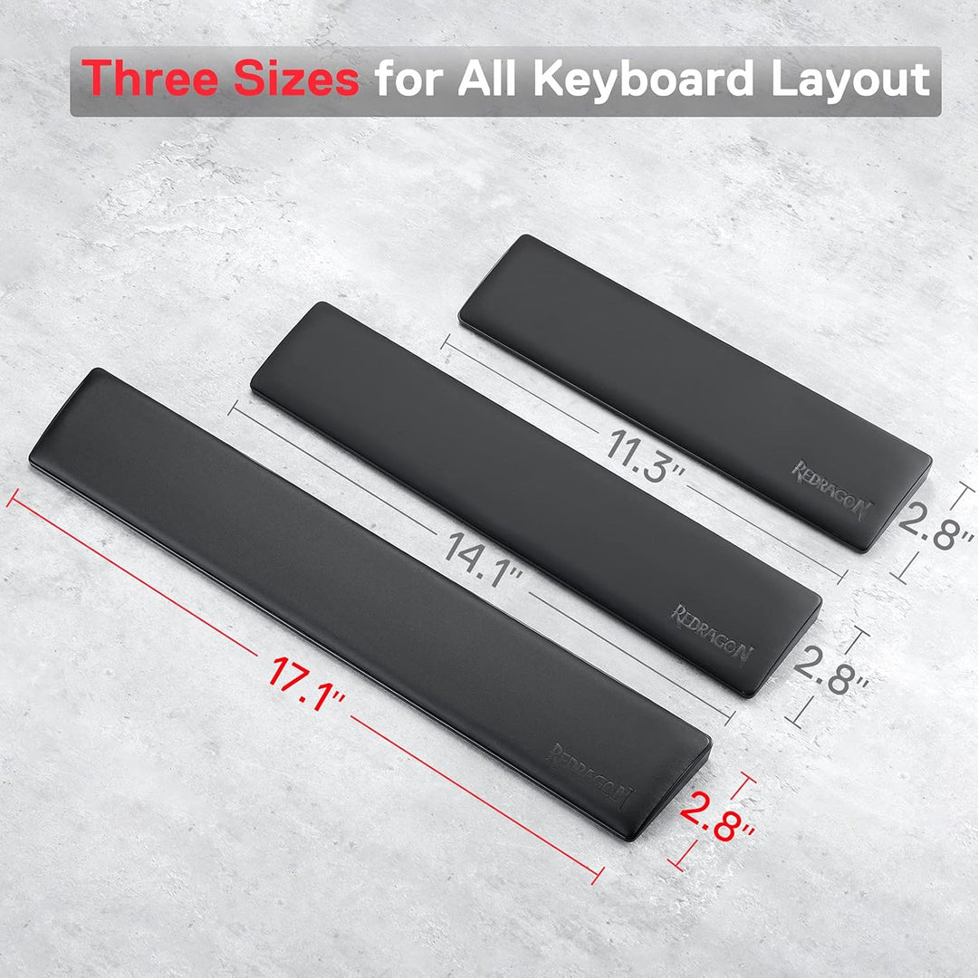 Redragon P037 Meteor L Computer Tastatur Handballenauflage, Ergonomische Handballenauflageaus weiche