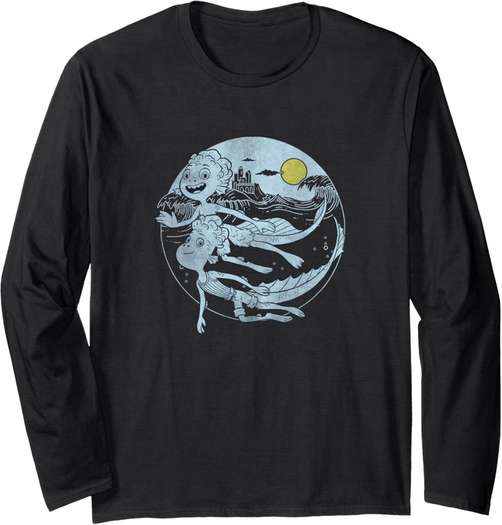Disney Pixar Luca & Alberto Swim Langarmshirt
