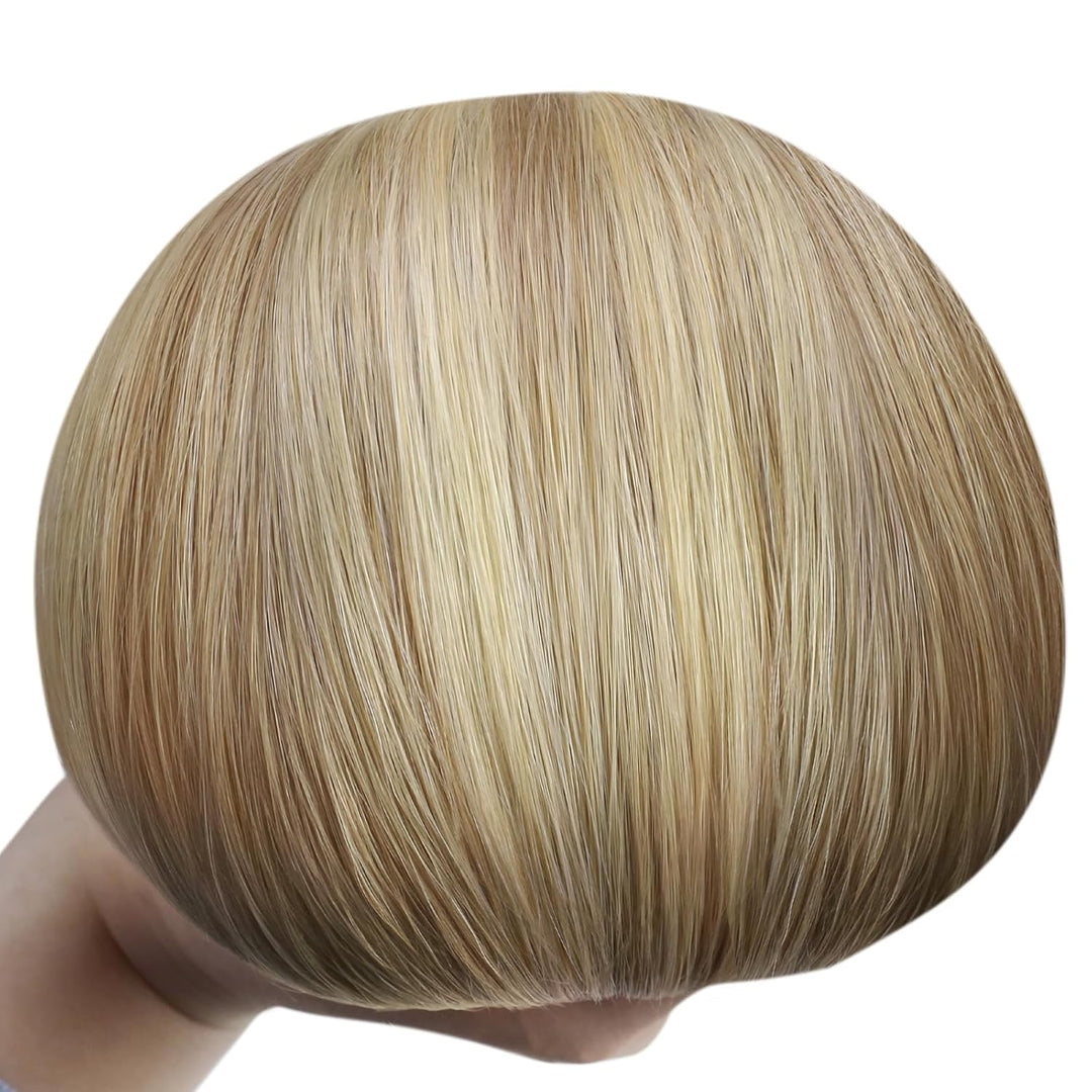 YoungSee Extensions Echthaar Bondings Blond 40cm Echthaar Extensions Bondings Keratin Bonding Extens