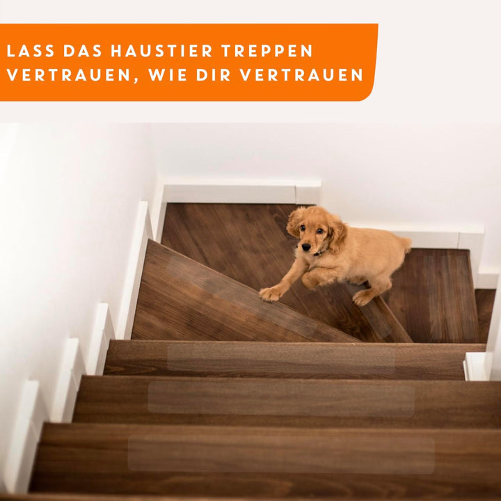 Any Beauty 15 Stück(10*60cm) Anti Rutsch Treppe Anti-Rutsch Stuffen,Antirutsch Treppen Rutsche Selbs