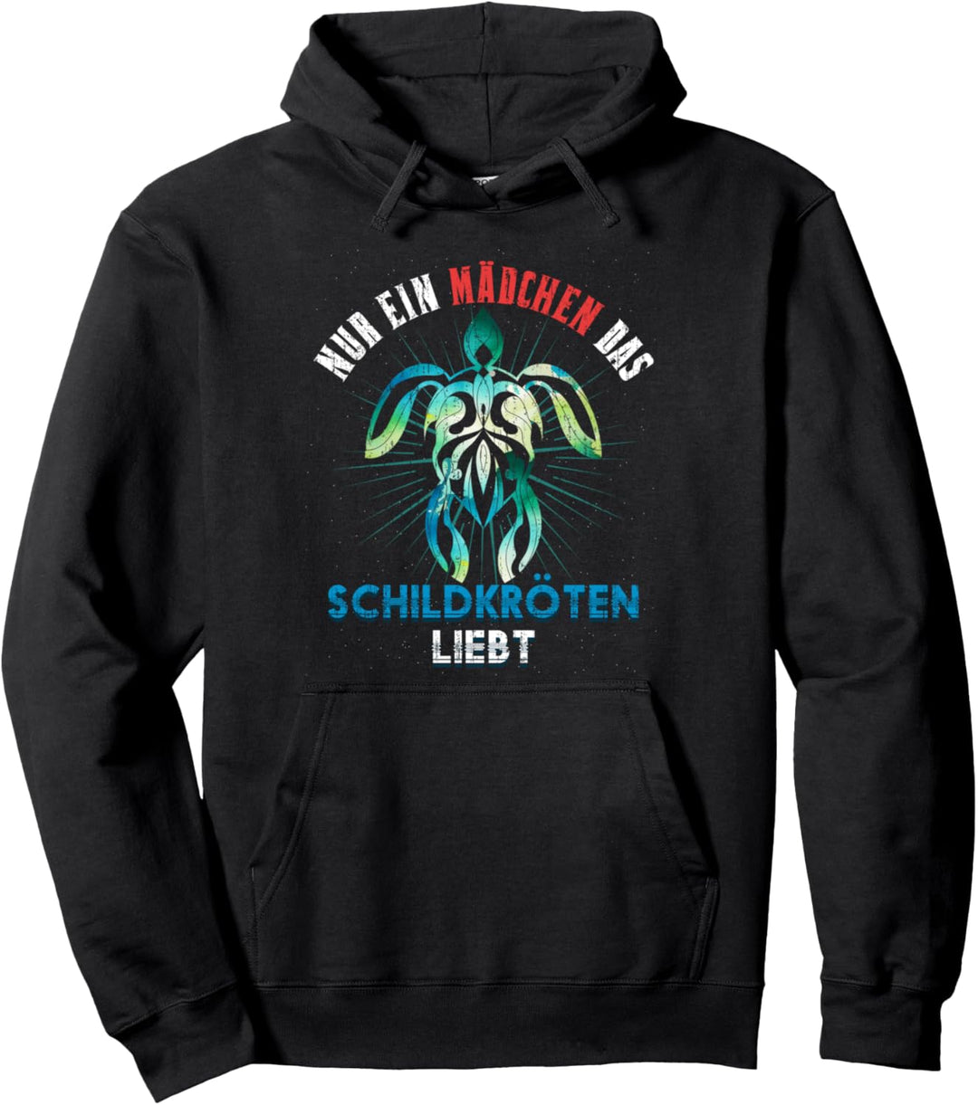 Nur ein Mädchen das Schildkröten liebt Hawaii Schildkröte Pullover Hoodie