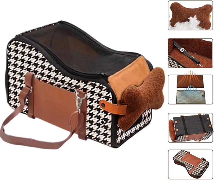 Mittelkonsole Hundeautositz, Haustier-Welpen-Autositz, Mittelkonsole, Armlehne für kleine Hunde (Kar