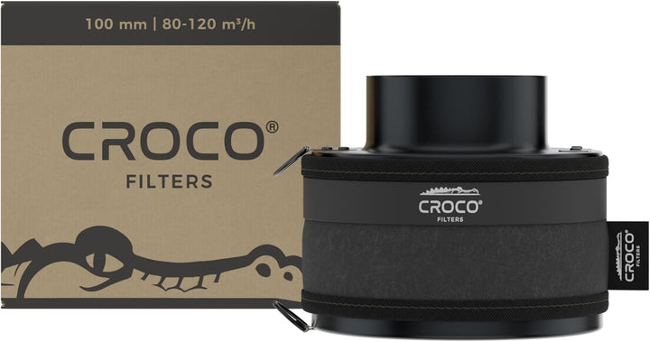 Croco - Aktivkohlefilter Grow - Kohlefilter für Growzelt - Growbox, Growzelt, Hydrokultur, Zuchtzelt