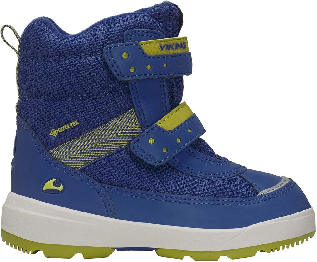 Viking Unisex Kinder Play High GTX R Warm Walking Shoe, Cobolt Lime