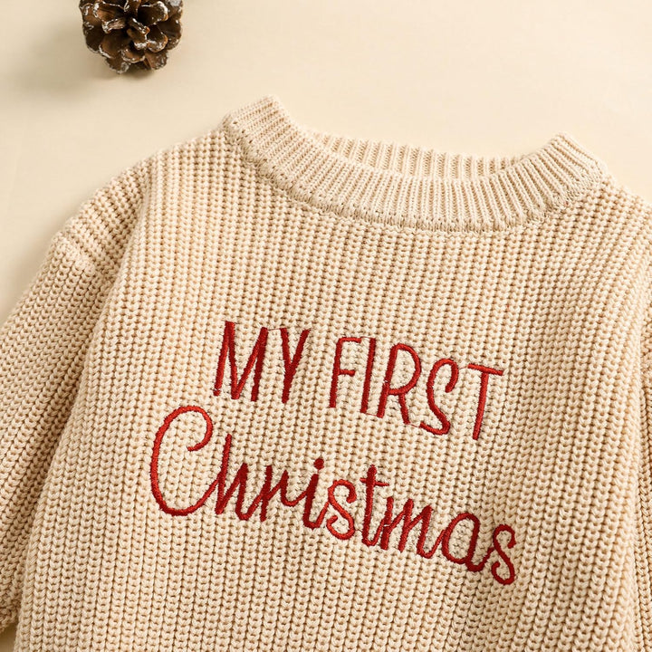 L&amp;ieserram Baby Jungen Mädchen Weihnachtspullover Weihnachten Gestrickt Pullover Jumper Neugeborenen