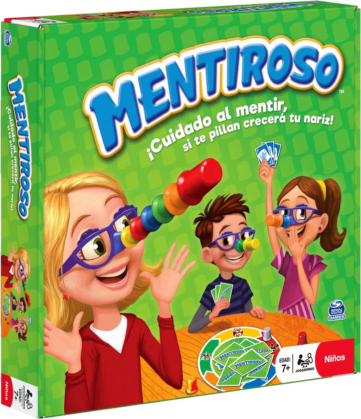 SPIN MASTER 130925 Games Brettspiele für Kinder, 7 Jahre + (6065110), bunt, One Size
