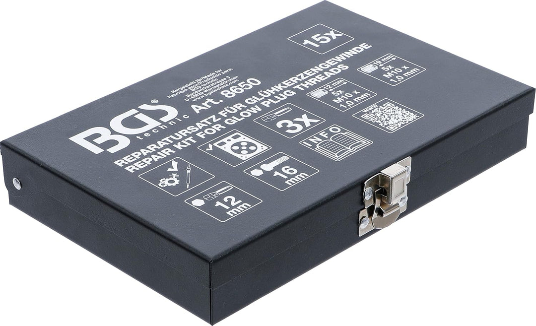 BGS 8650 | Reparatursatz für Glühkerzengewinde | M10 x 1,0 mm