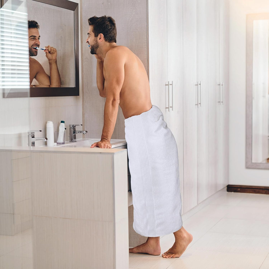 Utopia Towels - 2er Grosses Badetuch mit Aufhänger - 100% gekämmte ringgesponnene Baumwolle, sehr sa