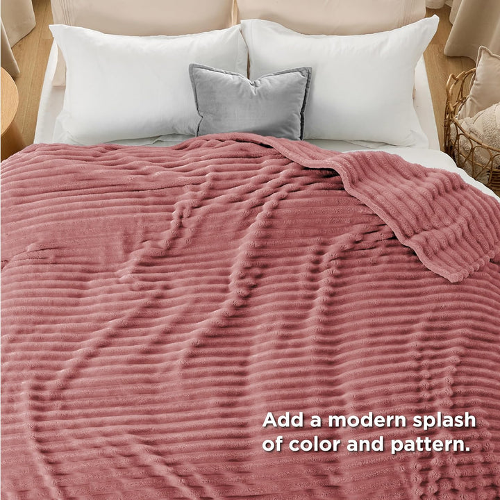 BEDSURE kuscheldecke 220x240 für Zimmer Deko - Tagesdecke, Wolldecke & Fleecedecke, Sofadecke, Weich
