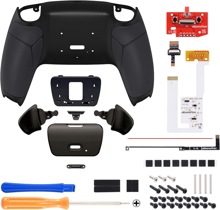eXtremeRate Programmierbares Rise (RMB) Remap Kit für ps5 Controller BDM-030/040, Real Metal Buttons