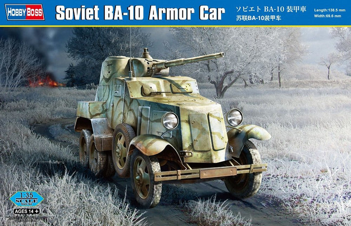 Hobby Boss 83840 Modellbausatz Soviet BA-10 Armor Car
