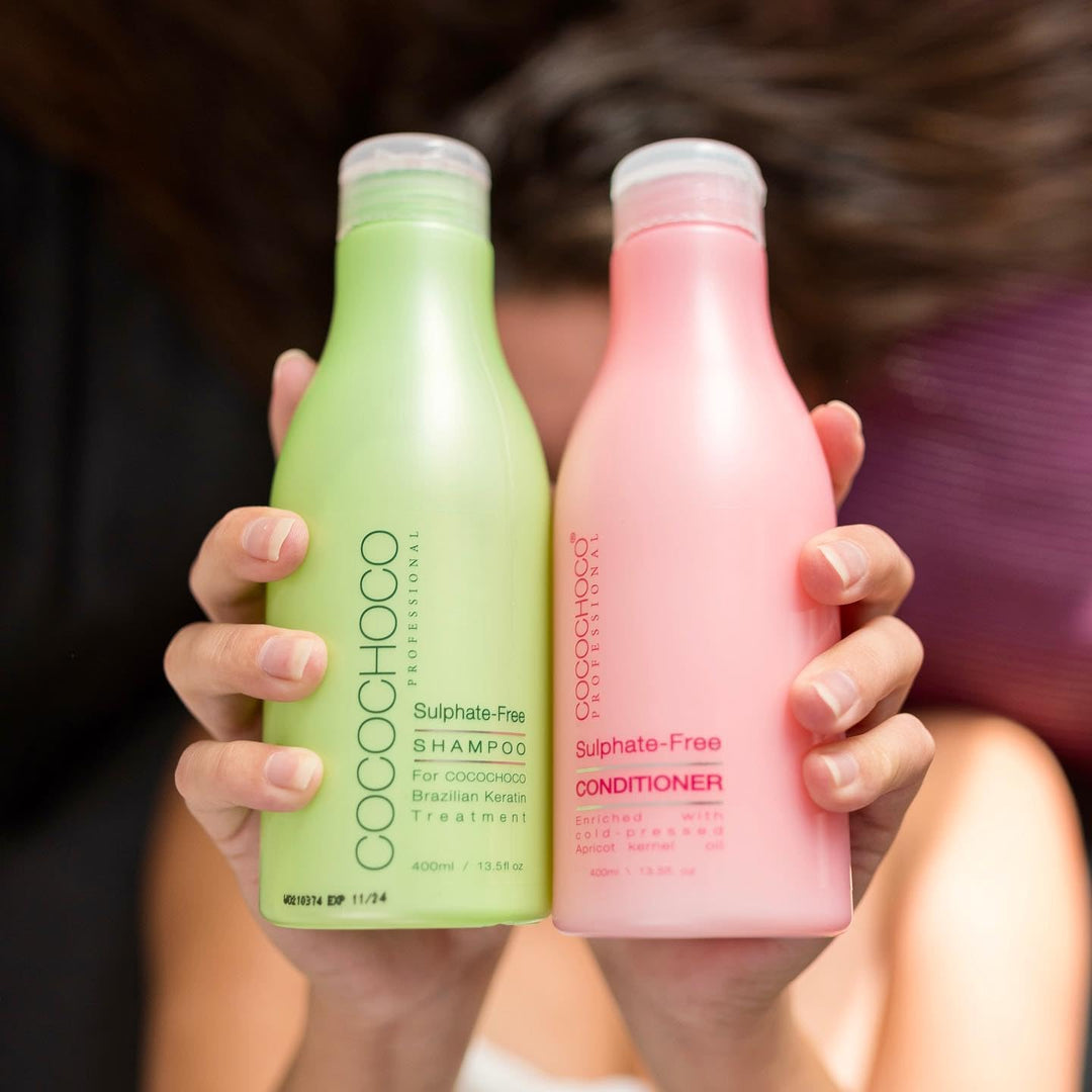COCOCHOCO Professional Set Nach der Pflege - Sulfatfreies Shampoo 400 ml und Sulfatfreies Konditione