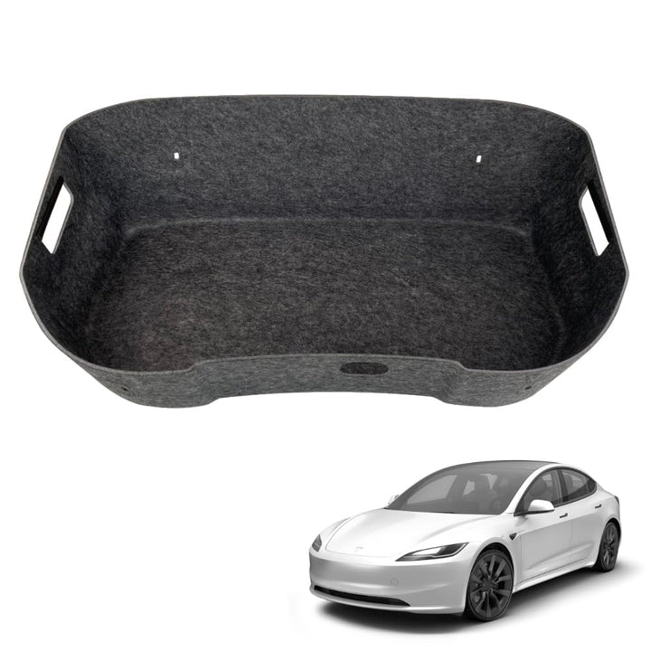 VLOX Tesla Model 3 Highland Frunk Organizer Aufbewahrungsbox – Passgenau für Modell 3 2021–2024, 60L