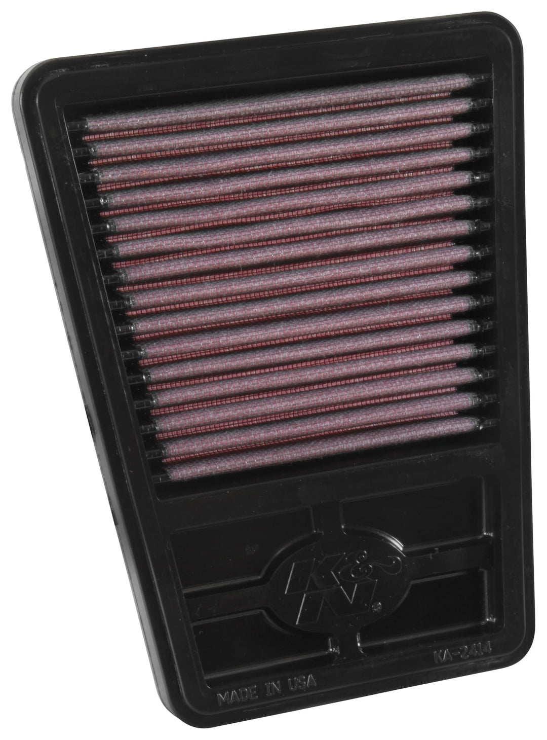 K&N Luftfilter kompatibel mit Kawasaki Z250 SL/Ninja 250 / Ninja Mono 2014-2016 (KA-2414), Rot