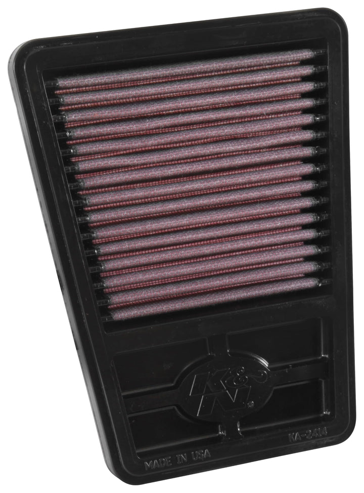 K&N Luftfilter kompatibel mit Kawasaki Z250 SL/Ninja 250 / Ninja Mono 2014-2016 (KA-2414), Rot
