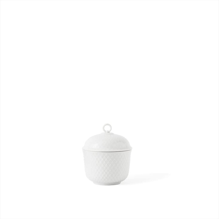Lyngby Porcelæn Schale Ø8.5 cm Rhombe klassisches Design aus Porzellan, weiss 8,5cm Bianco, 8,5cm Bi