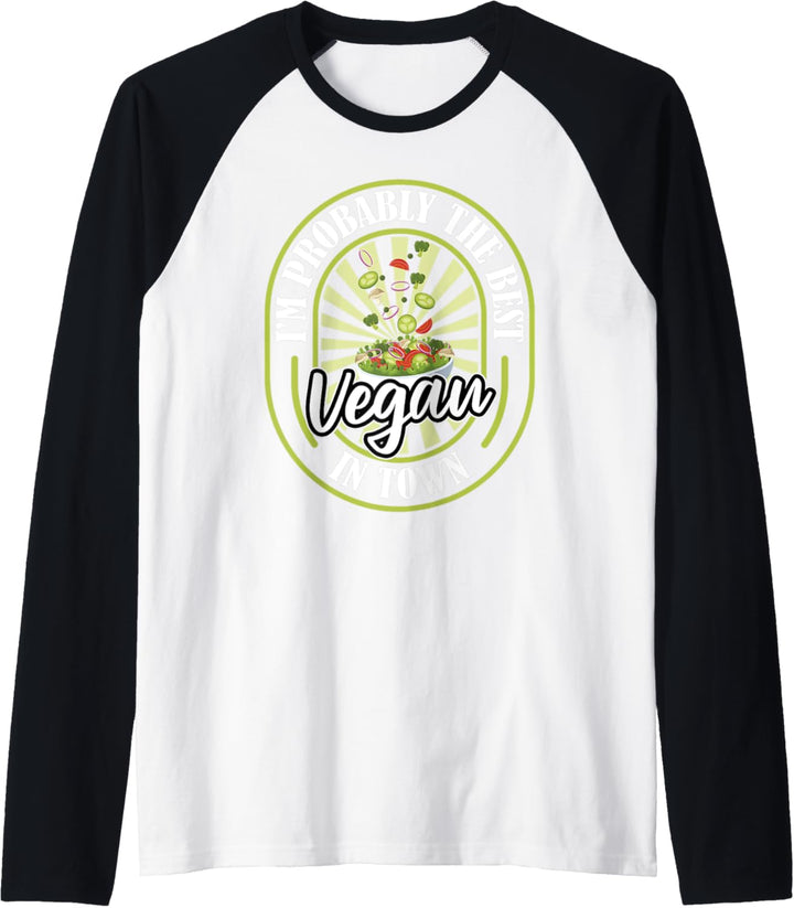 Lustig Veganer Fleischlos - Fleischfrei Ernährung Vegan Raglan