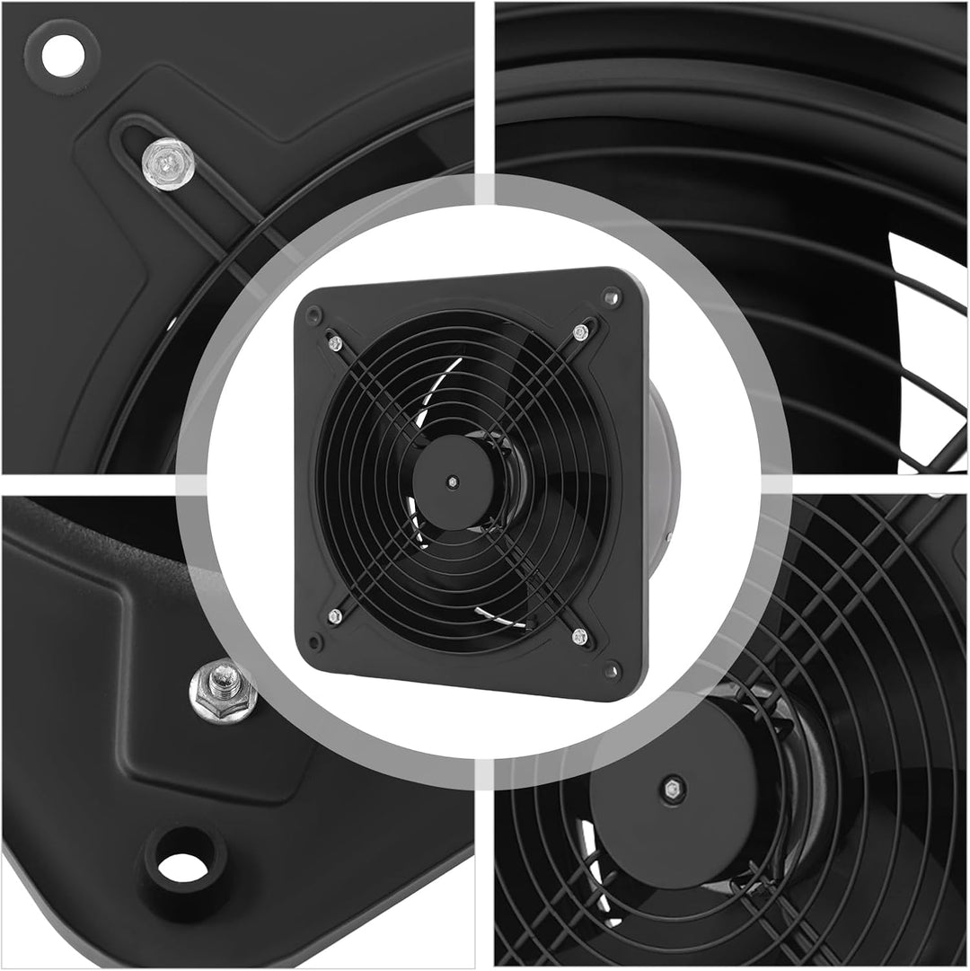 Abluftventilator 300mm Wandventilator, Industrie 2677m³/h 107W 2677rpm | Axial-Wandventilator 300mm