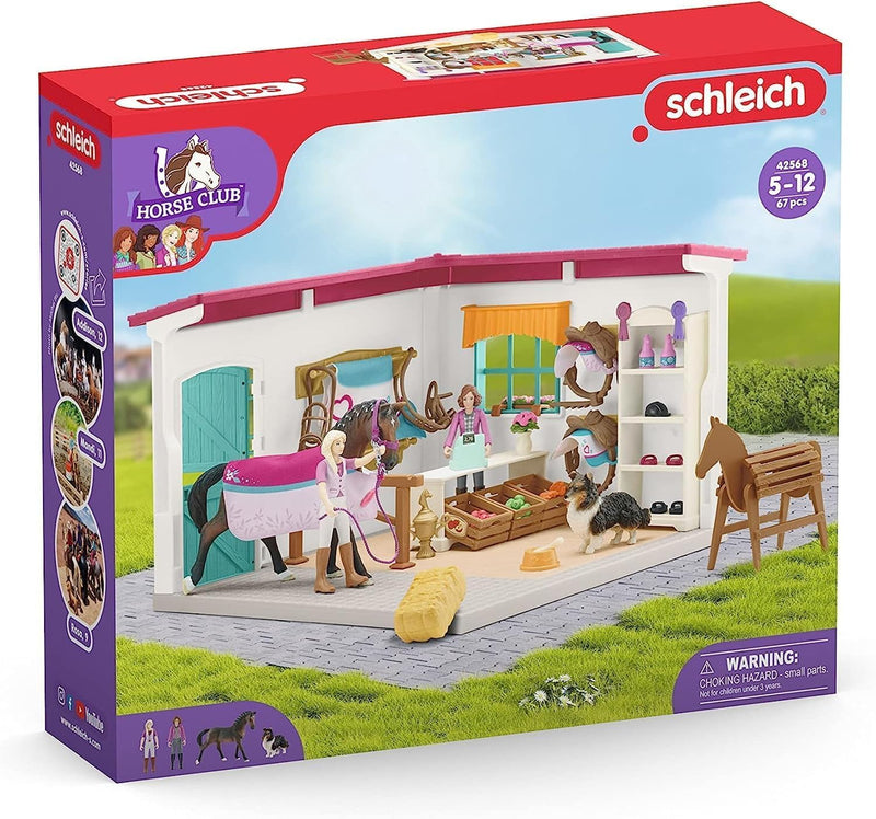 schleich 42568 Reitshop zum modularen Reiterhof, für Kinder ab 5-12 Jahren, HORSE CLUB - Spielset