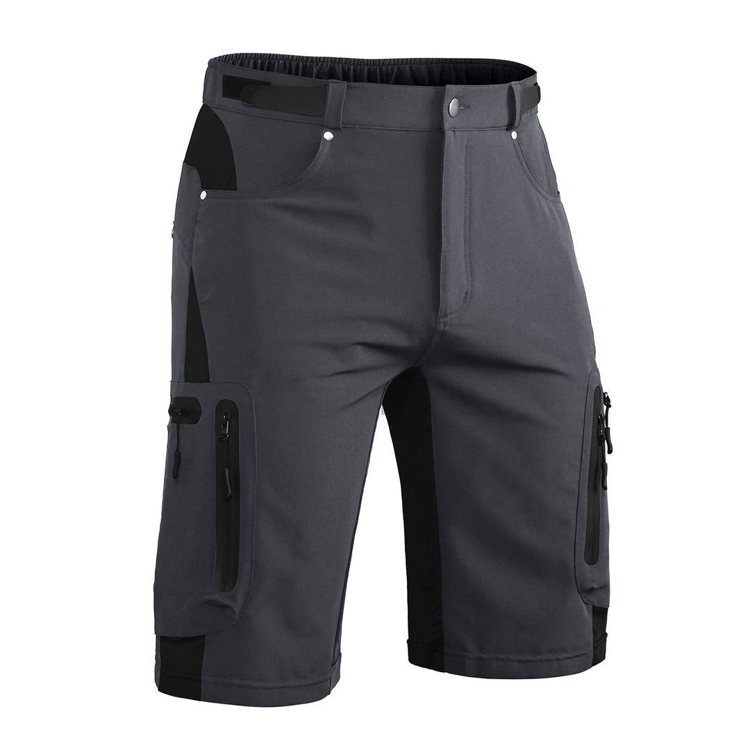 Hiauspor Kurze Hosen Herren, Leichte Wanderhose Atmungsaktiv Schnelltrocknen Cargo Bermuda Shorts El