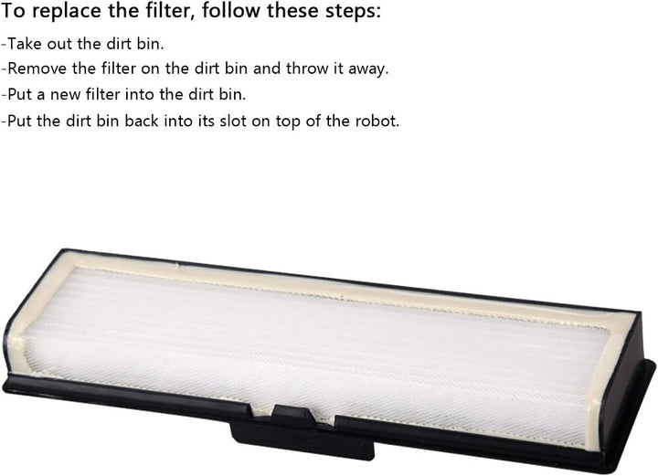 i-clean Neato Pet Allergy Ultra Performance Filter BotVac D Serie D75, D80, D85-für alle BotVac Stau