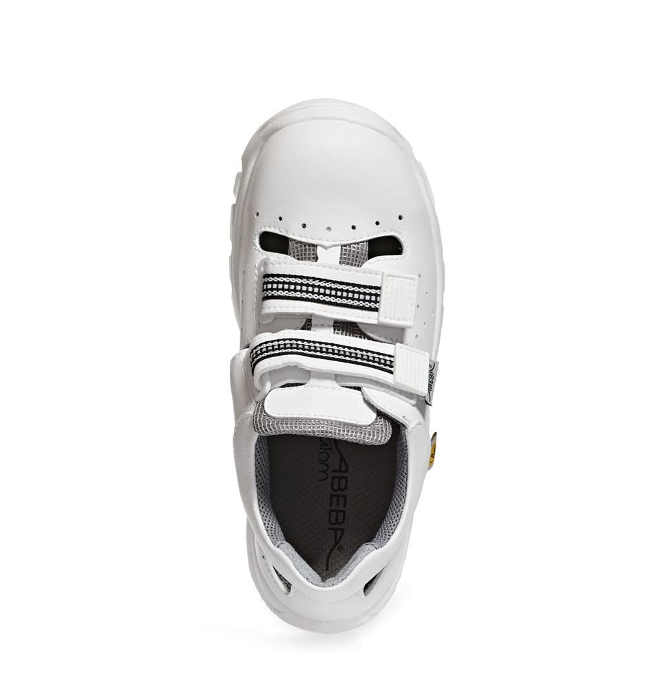 Abeba 2616-36 Anatom Sicherheitsschuhe (Sandalen), weiss, 2616-36 36 EU, 36 EU