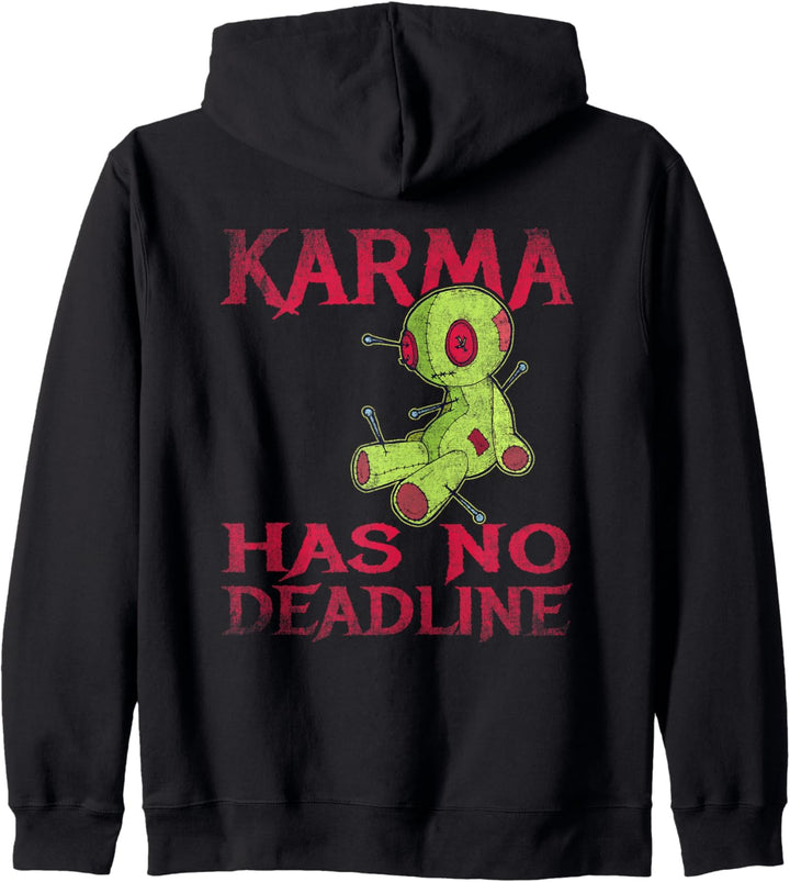 Karma Has no deadline Gleichgewicht Schicksal Kapuzenjacke