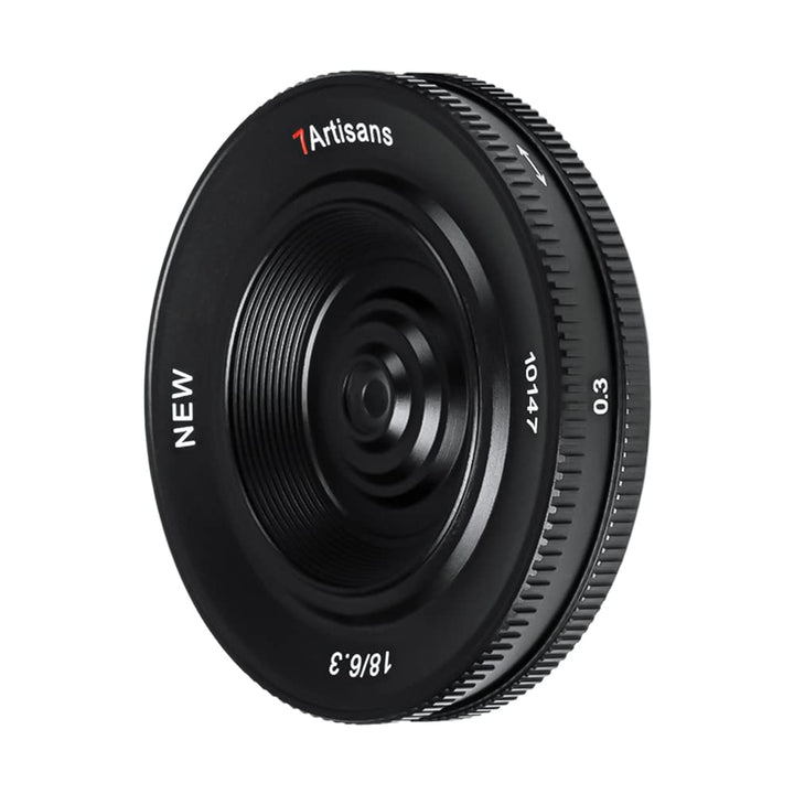 7artisans 18mm F6.3 II UFO-Objektiv, kompatibel mit Fuji X-Mount spiegellosen Kameras X-Ｍ1 X-Ｍ2 X-Ｈ1