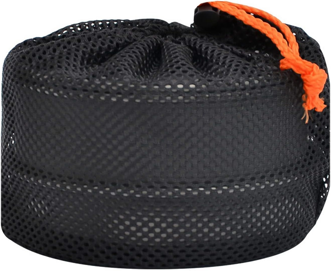 Grafner Premium Camping Kochgeschirr Set 11-teilig, stabiles Aluminium mit Antihaftbeschichtung, kle