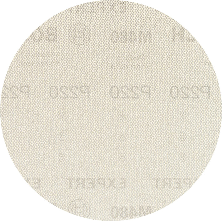 Bosch Accessories 50x Expert M480 Schleifnetz (für Hartholz, Farbe auf Holz, Ø 150 mm, Körnung 220,