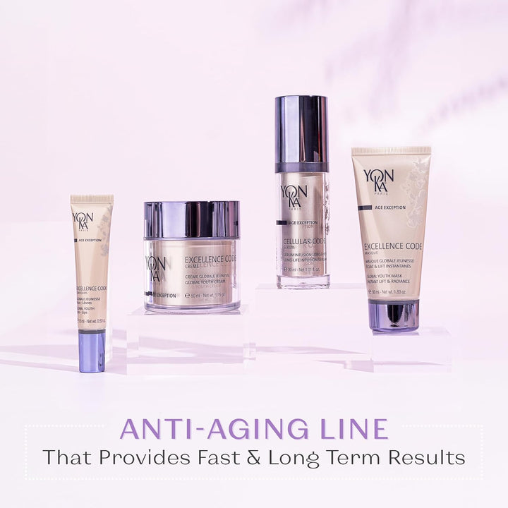 Yon-Ka Age Excellence Code Creme 50ml | Anti-Aging Tagescreme für reife Haut, Botanische Mischung au