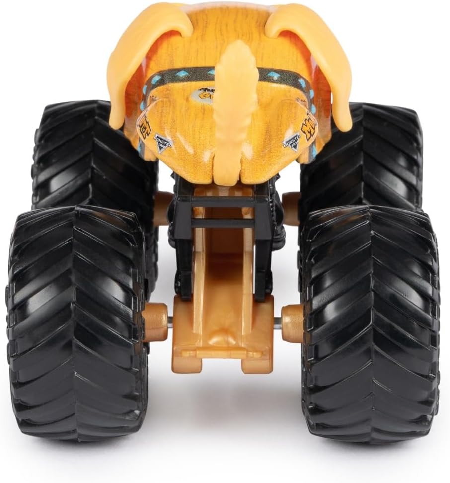 Monster Jam 2023 Spin Master 1:64 Diecast Truck Serie 31 Ruff Crowd Monster Mutt Golden