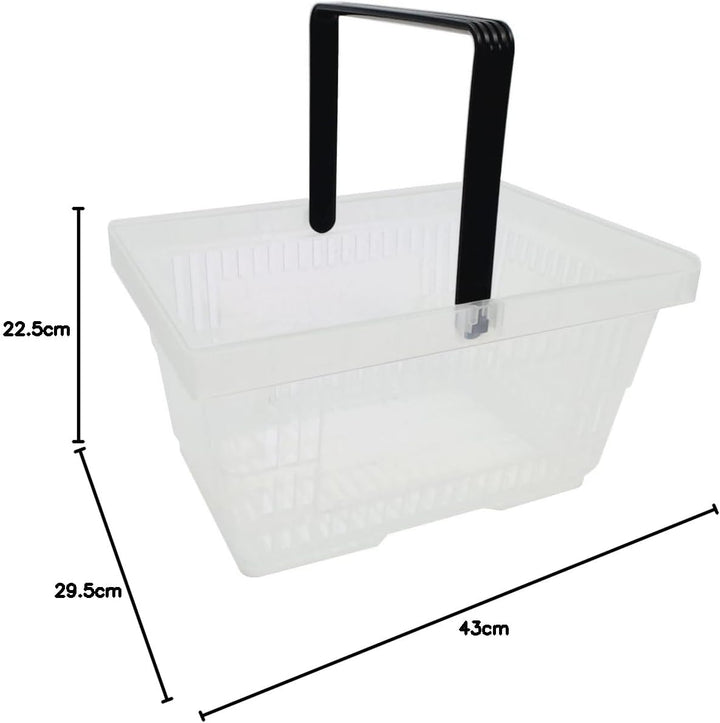 gebar – Einkaufskorb 22 Liter 1 Griff, Verkaufs-, Einkaufs- Körbe, Korb 22L Shopping Basket, Trageko