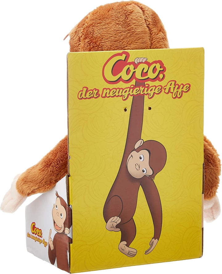 Schmidt Spiele 42740 Coco der neugierige AFFE, Plüschfigur, 26 cm, bunt Single, Single