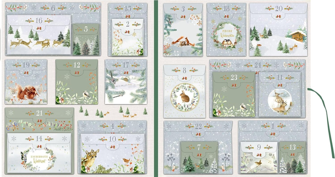 Coffee-Table-Adventskalender – Zauberhafte Weihnachtszeit: 24 Gedichte, Geschichten & Gedanken, Kale
