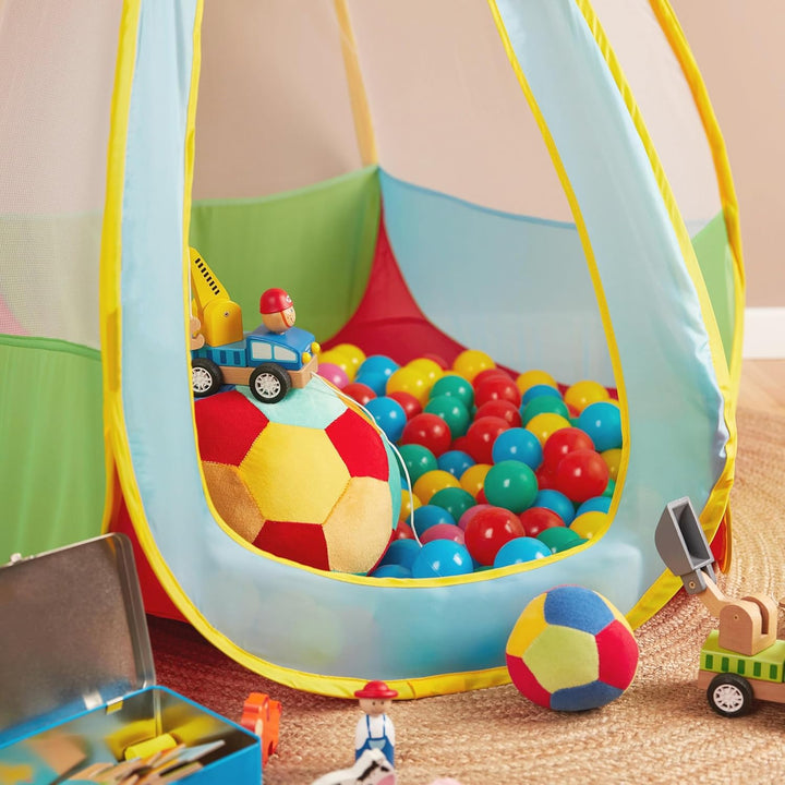 Bieco Bälle für Bällebad | 250 Stück, Grösse ca. 6 cm | Bunte Bälle | Kinder Bällebad Bälle | Plasti