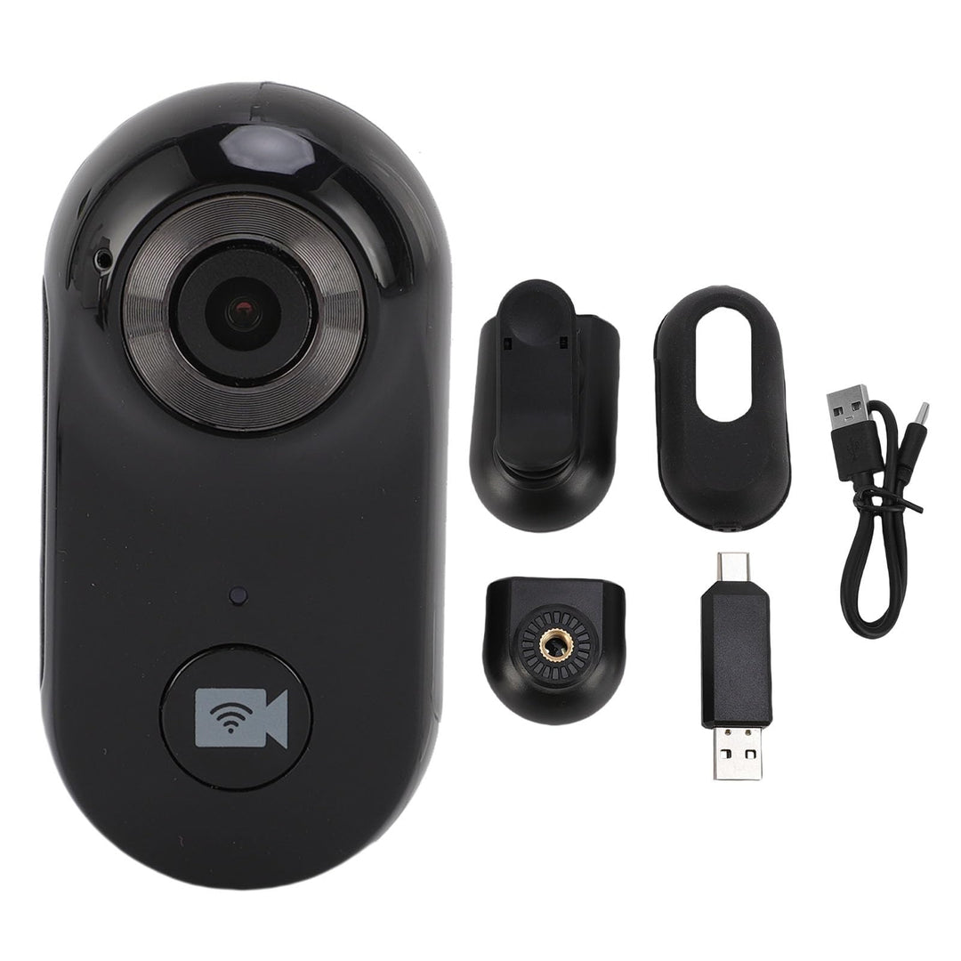 BuyWeek Daumen Action Cam 1080P WLAN, Mini Bodycam Tragbare Körperkamera Haustier Aktion Kamera mit