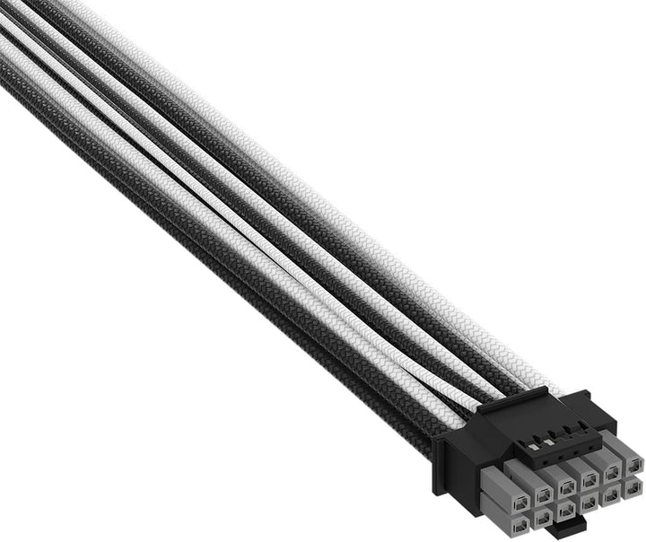 Corsair Elite Premium Typ 5 Einzeln Ummantelte 2x 8-Pin zu PCIe 12V-2x6 600W PSU-Kabel – Dreilagiges