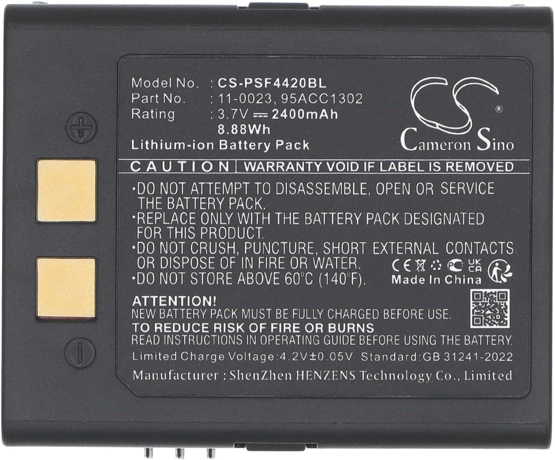 CS-PSF4420BL Akku 2400mAh Kompatibel mit [Datalogic] 4420, für [PSC] Falcon 2150, Falcon 4400, 4410,