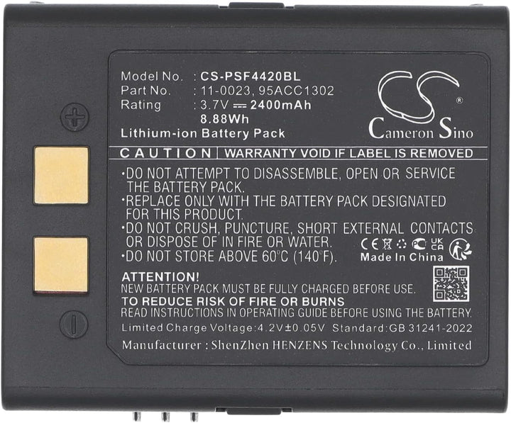CS-PSF4420BL Akku 2400mAh Kompatibel mit [Datalogic] 4420, für [PSC] Falcon 2150, Falcon 4400, 4410,