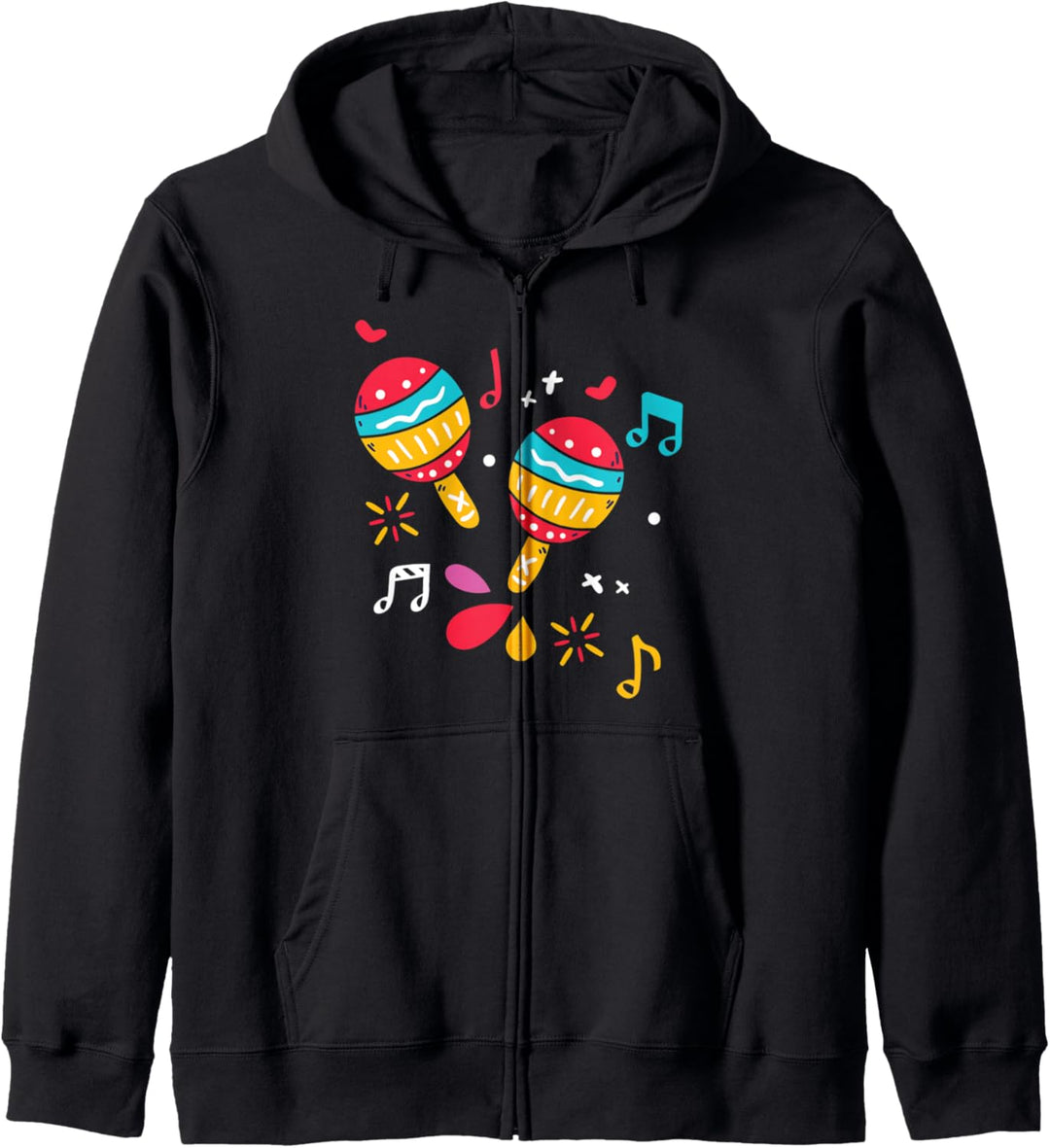 Maracas Mexikanische Musik Rumbakugeln Musikinstrument Kapuzenjacke