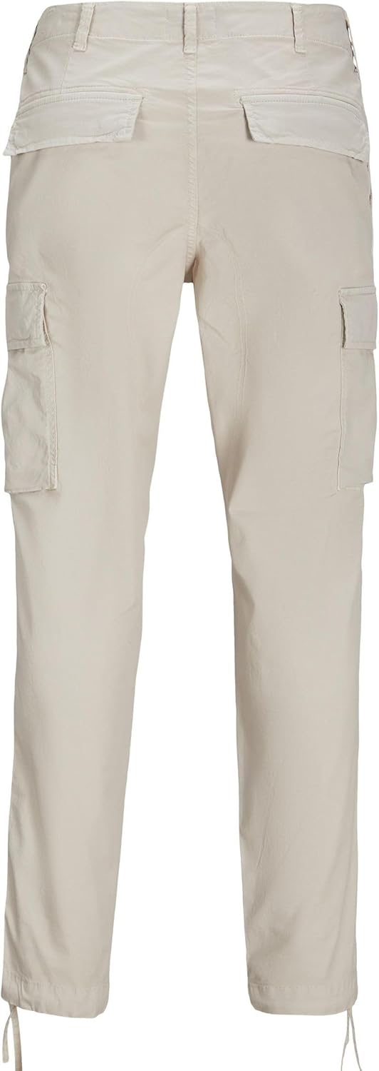 JACK & JONES Male Cargo-Hose Tapered Fit Cargo-Hose 29W / 30L Moonbeam, 29W / 30L Moonbeam