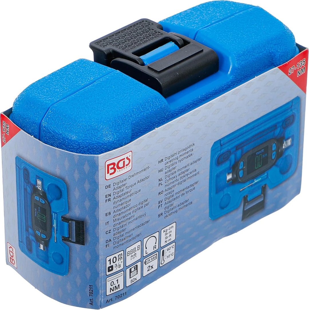 BGS 70211 | Digitaler Drehmoment-Adapter | 10 mm (3/8") | 27 - 135 Nm 10 mm (3/8") | 27 - 135 Nm | n