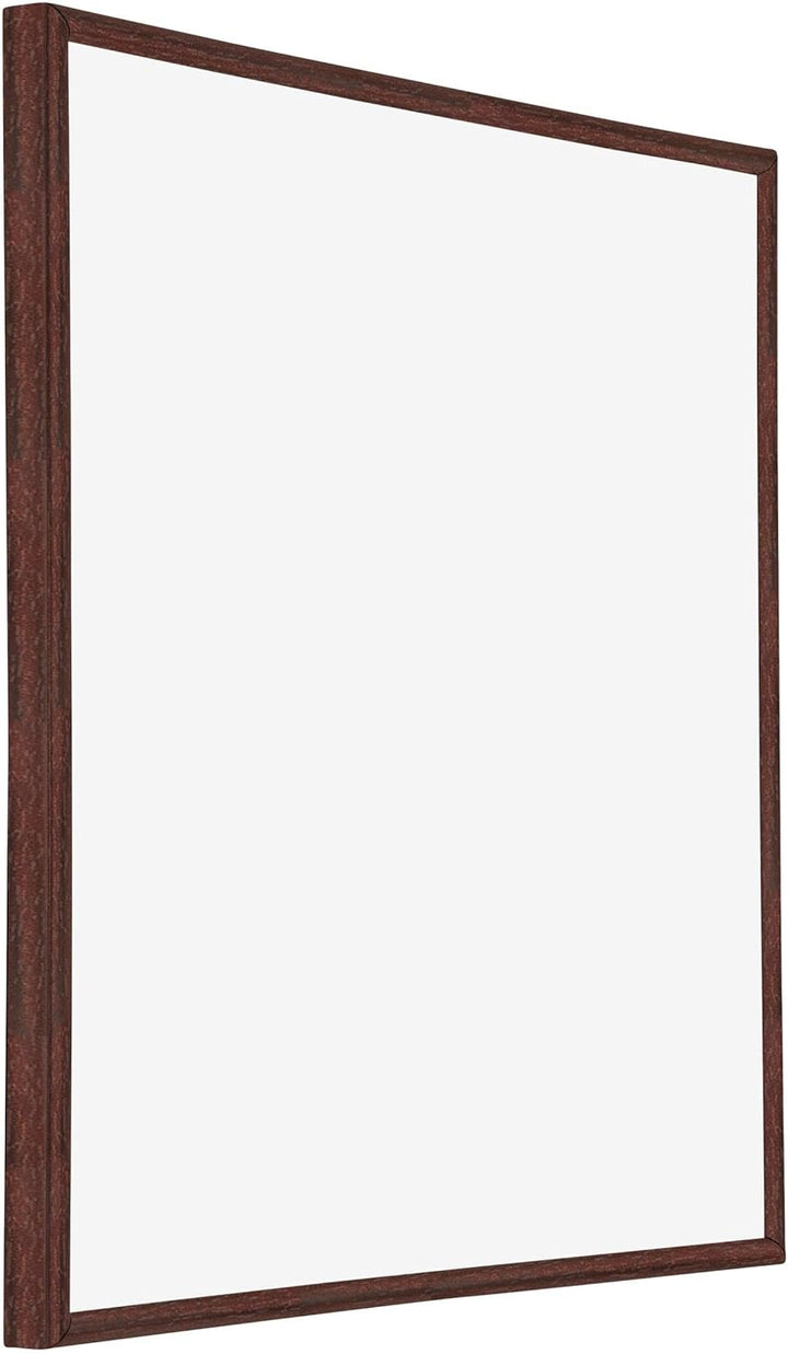yd. Your Decoration - Bilderrahmen 25x25 cm - Braun - Bilderrahmen aus Kunststoff mit Antireflex Kun