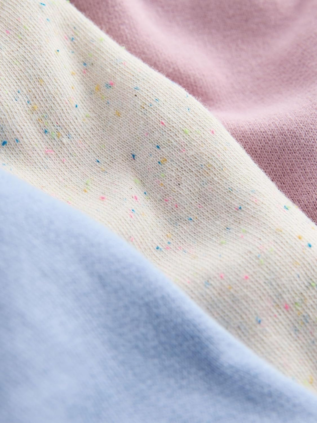 Next Mädchen Jogginghose mit weitem Bein, 3er-Pack 80-86 Pink/Blue/Oatmeal, 80-86 Pink/Blue/Oatmeal